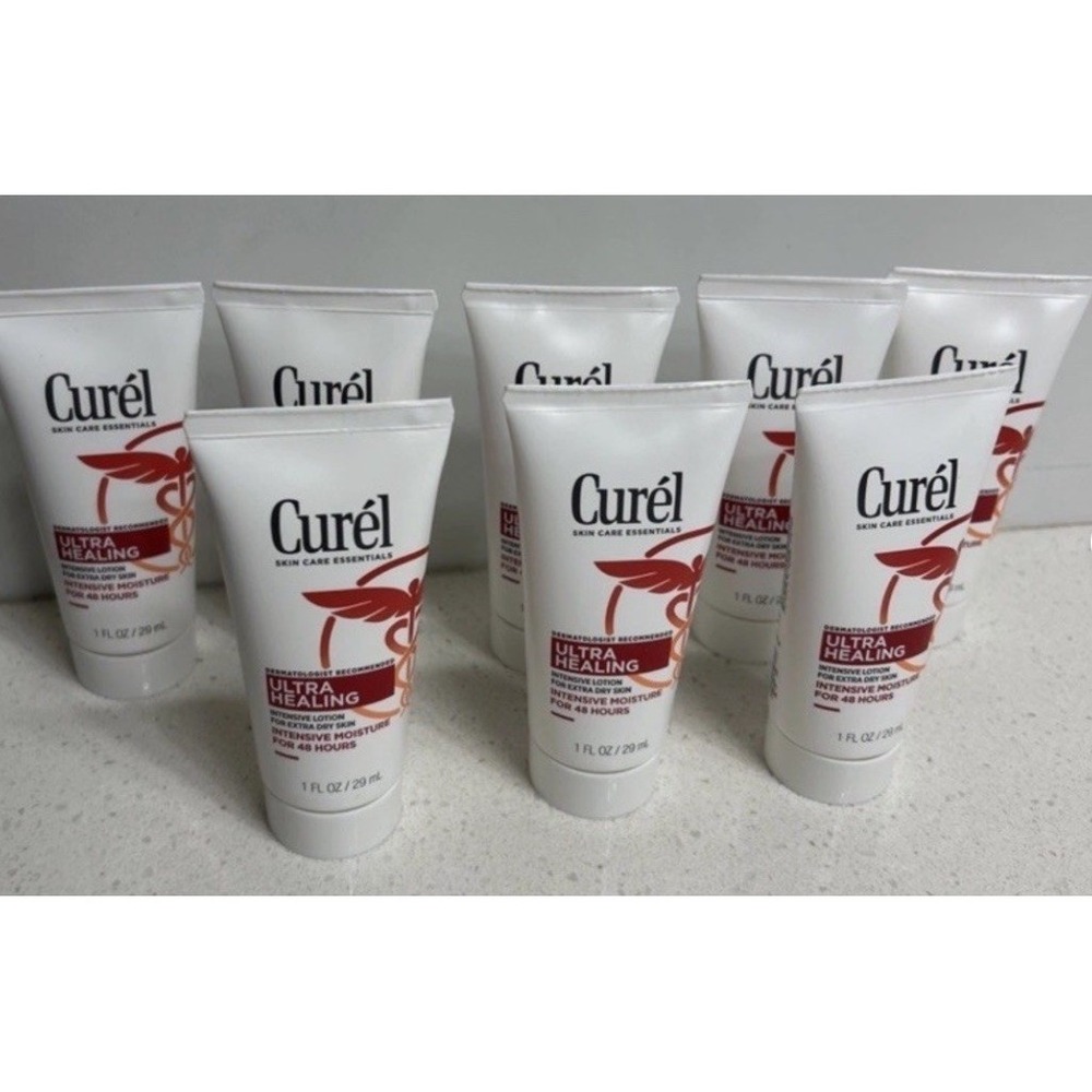 Curel Lot Of 8-PACK Ultra Healing 1 oz Travel Size New